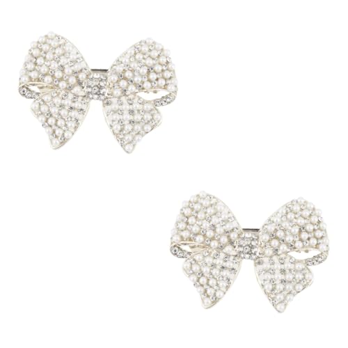 GAROZATION 2 Stücke Braut Bogen Haar Clip Strass Frühling Clip Für Frauen Party Dekorative Haar Zubehör von GAROZATION