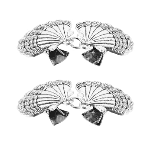 GAROZATION 2Pcs Pullover Clip Schnalle Förderer Pullover Schmuckdekoration Transparente Haken Schal Schminktisch Zahnbürsten Vorhang Haken Haken Pullover Knopf Silber Zinklegierung von GAROZATION