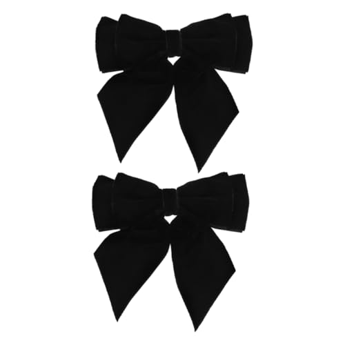 GAROZATION 2stücke Schwarz Fliege Für Herren Klassische Einfarbige Schleife Handkerchief Vorgebundene Krawatte Für Hochzeiten Und Partys Vielseitig Als Brosche Oder Krawatte Nutzbar von GAROZATION