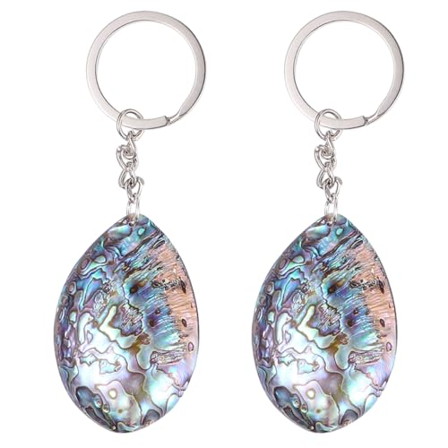 GAROZATION Abalone-schlüsselanhänger 2 Stück Süß Für Frauen Und Mädchen von GAROZATION