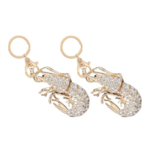 GAROZATION Schlüssel Meer Garnelen Design Strass Mädchen Jungen von GAROZATION