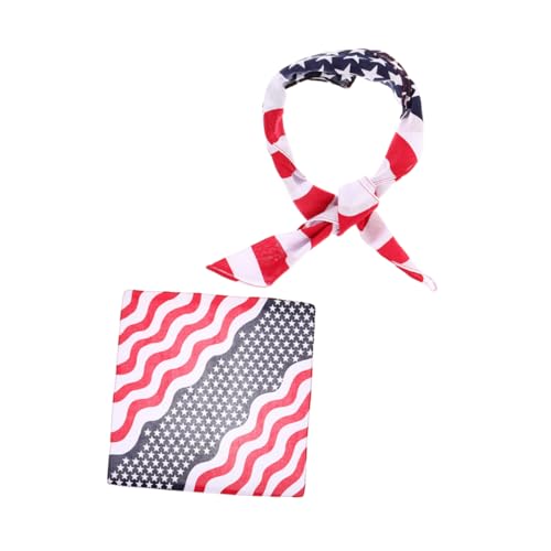GAROZATION 2stücke Amerikanische Flagge Kopftuch Multifunktionale Haarbänder Für Unabhängigkeitstag Patriotisches Zubehör Für Feiern Hochzeiten Und von GAROZATION