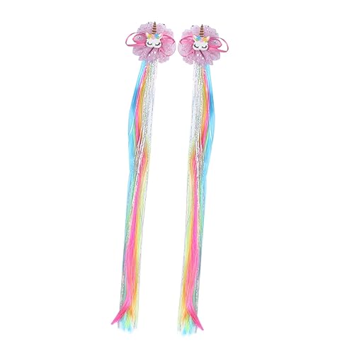 GAROZATION 2stücke Einhorn Form Mesh Haarspangen Haarbunten Farbverlauf Gefälschte Haar Quaste Haarspange Junge Mädchen Kopfschmuck Haarnadeln Haarspangen Farbverlaufshaarspange Quastenkopfsc GAROZATION 2stücke Einhorn Form Mesh Haarspangen Haarbunten Farbverlauf Gefälschte Haar Quaste Haarspange Junge Mädchen Kopfschmuck Haarnadeln Haarspangen Farbverlaufshaarspange Quastenkopfsc von GAROZATION
