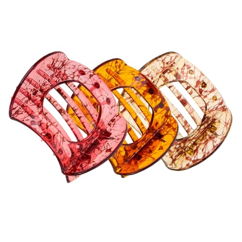 GAROZATION 3stücke Haarklammern Innenzähnen Für Frauen Rutschfeste Haarklammern Für Dünnes Und Große Haarspange Als Haarschmuck Für Schnelle Frisuren von GAROZATION