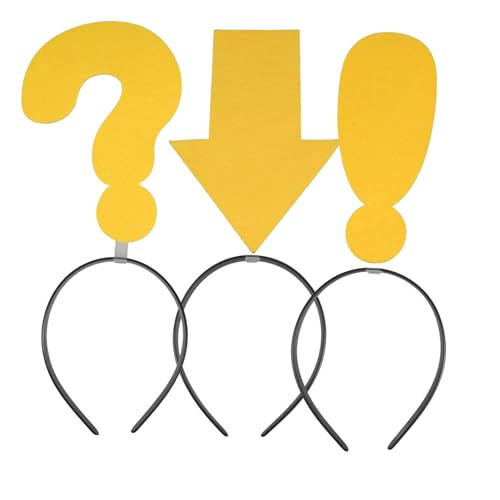 GAROZATION 3stücke Haarreifen Mit Für Halloween Weihnachtsstirnband Lustige Kopfbedeckung Neuartiges Stirnband Fotoshooting-requisiten Neujahrs-stirnband Symbol-stirnbänder von GAROZATION