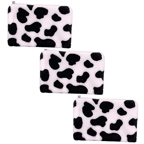 GAROZATION 3stücke Mini Plüsch Kuh Geldbörse Niedliche Praktische Münztaschen Für Alltag Für Unterwegs Sicheren Aufbewahren Von Kleingeld von GAROZATION