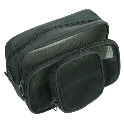 GAROZATION 3stücke Mesh Kosmetiktasche Transparente Reise Make-up Organizer Für Damen Große Kapazität Leicht Und Atmungsaktiv Für Reisen Und Alltag von GAROZATION