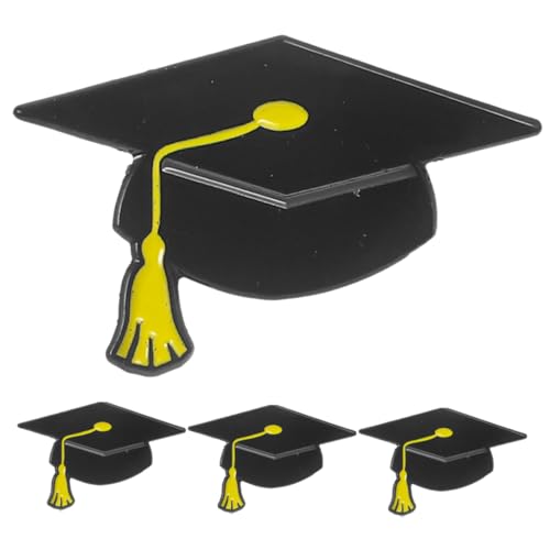 GAROZATION 4stücke Teiliges Graduation Cap Brosche Elegante Anstecknadel Für Frauen Als Abschlussgeschenk Zur Dekoration Von Kleidung Schals Und Hüten Stilvolles Accessoire Für von GAROZATION