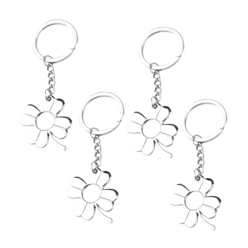 GAROZATION 4stücke Teiliges Schlüsselanhänger Hochwertigem Stilvolle Vierblättrige Glücksbringer Für Patrick Day Als Für Familie Und Freunde von GAROZATION