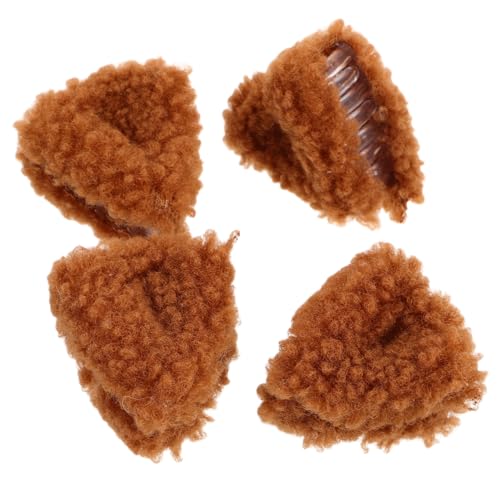 GAROZATION 4 Stücke Plüsch Katze Ohr Haar Clip Fuzzy Haar Clips Frauen Niedlich Für Frauen Flauschige Faul von GAROZATION