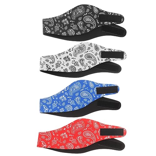 GAROZATION 4stücke Schwimmstirnband Für Damen Wasserdichtes Haar Ohr Band Elastisches Schwimmband Dusche Stirnband Schutz Beim Schwimmen von GAROZATION