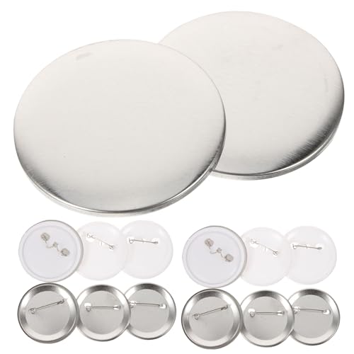 GAROZATION 56mm Blanko Button Badge Set Und DIY Anstecker Für Abzeichen 100 Teile Plastik Bastelbedarf Für Kreative Projekte von GAROZATION