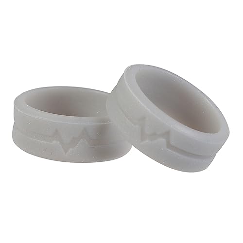 GAROZATION 5St -Party- ringsling the rings Geschenkidee rings for men Fingerring Einzelner Partyring Silikonring zappeln Kette Größer Schmuck modischer Frauenring Modering Grey von GAROZATION