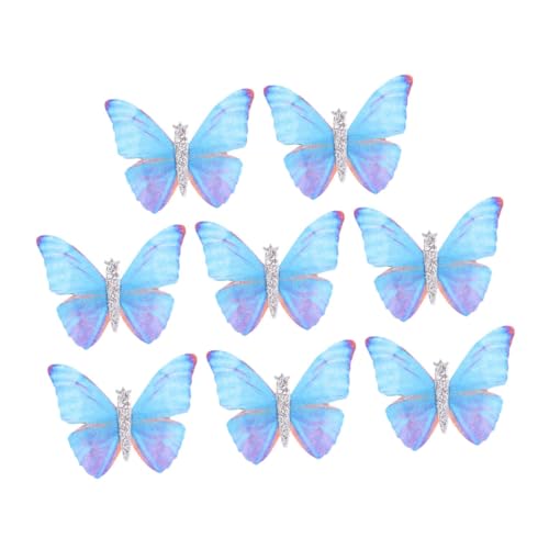 GAROZATION 8stücke Teiliges Mini Schmetterlings-haarspangen Für Damen Dekorative Haarklammern Aus Langlebigem Material Für Besondere Anlässe Oder Alltag Charmante Haaraccessoires von GAROZATION
