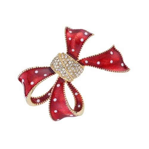 GAROZATION Alloy Brosche mit Schleifen Design Anstecknadel für Frauen Vielseitiger Schmuck für Kleidung Taschen Schals Leichter und Stabiler Brustpin Geschenkidee für Besondere Anlässe von GAROZATION