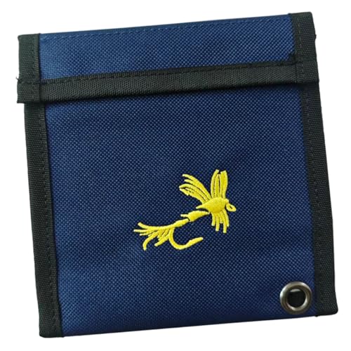 GAROZATION Angelschnur-Aufbewahrungstasche Mit Konischer Form Ködertasche Mit Fake-Organizer Für Vorfachschnüre Aufbewahrungstasche Für Fliegenfischschnüre Angelzubehör-Organizer Für von GAROZATION