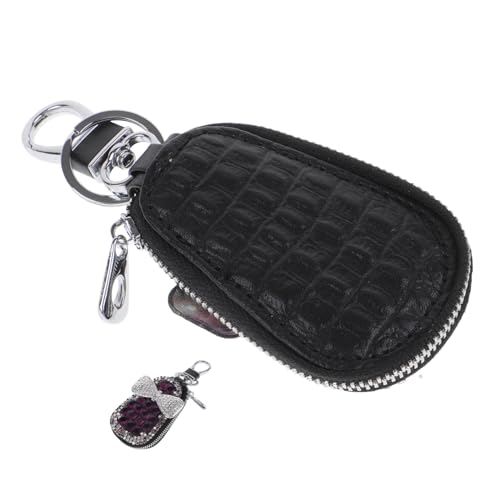 GAROZATION Autoschlüssel RFID Schlüsselanhänger Für Autoschlüssel Mit Verzierung Reißverschluss Stilvolle Schlüssel Für Fahrzeugschlüssel Design von GAROZATION