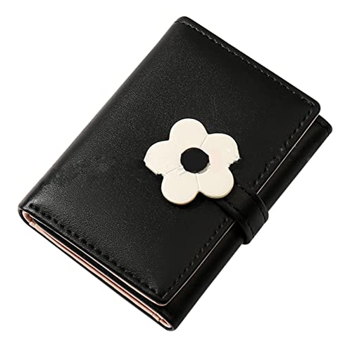 GAROZATION Blumenmuster Geldbörse Für Mädchen Kompakte Pu Geldtasche Multifunktionale Schüler Geldbörse Im Modernen Design Für Karten Und Kleingeld Praktisch Für Schule Und Alltag von GAROZATION