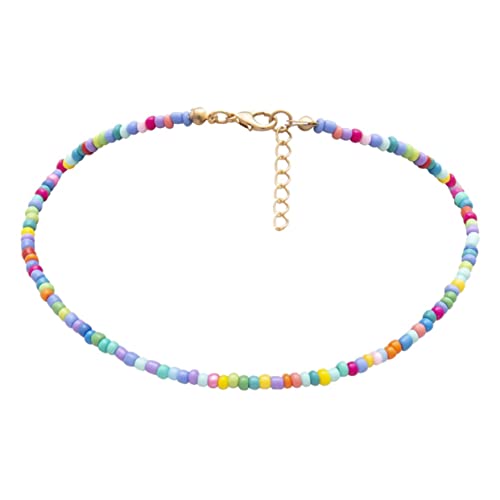GAROZATION Modeschmuck Für Elegante Perlenkette Schlichtes Reisperlen- Für Anlässe Für Partys von GAROZATION