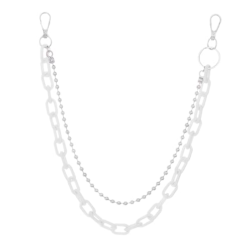 GAROZATION Chunky Layered Taille Kette Gürtel Gürtel Runde Perlen Acryl Eisen Erwachsene Schmuck von GAROZATION