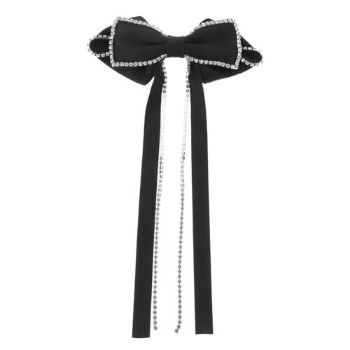 GAROZATION Haarspangen Für Damen – Schleifenspangen Mit Strasssteinen Brauthaarschmuck Hochzeitshaarschmuck Haarschleifen von GAROZATION