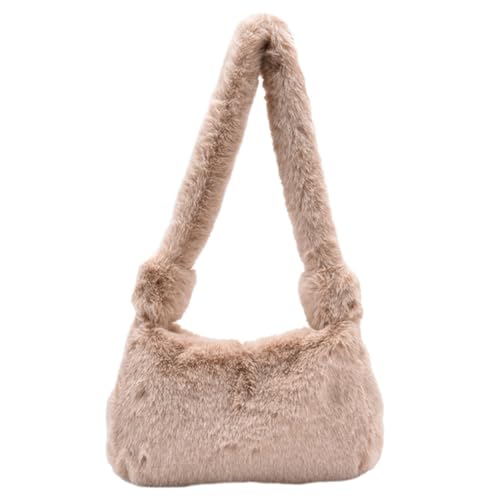 GAROZATION Delicate Damen Schultertasche Flauschige Umhängetasche Für Alltag Tote Bag Für Shopping Und von GAROZATION
