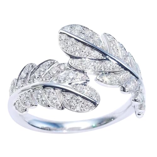GAROZATION Personalisierbar Für Damen Damen Strass Verstellbar Offen Für Mädchen GAROZATION Personalisierbar Für Damen Damen Strass Verstellbar Offen Für Mädchen von GAROZATION