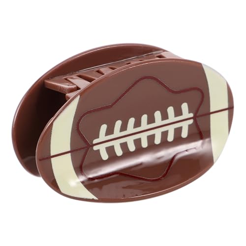 GAROZATION Elegante Fußball-haarspange Für Damen Western-clips Sport-accessoire Für Spieltage Starker Halt Leicht Und Bequem Acrylmaterial von GAROZATION