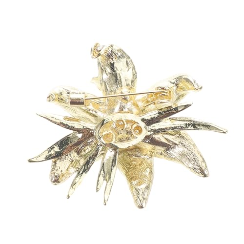 GAROZATION Elegante Voll Strassbesetzte Lilienblüten Brosche Anstecknadel Damen Vielseitiger Modeschmuck für Anzug Kleid Jacke Schal Modisches Accessoire GAROZATION Elegante Voll Strassbesetzte Lilienblüten Brosche Anstecknadel Damen Vielseitiger Modeschmuck für Anzug Kleid Jacke Schal Modisches Accessoire von GAROZATION