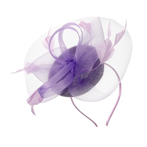 GAROZATION Eleganter Netz-haarschmuck Brautkopfschmuck Für Damen Kopfschmuck Für Teepartys Bankett-kopfschmuck Modische Haarspange von GAROZATION