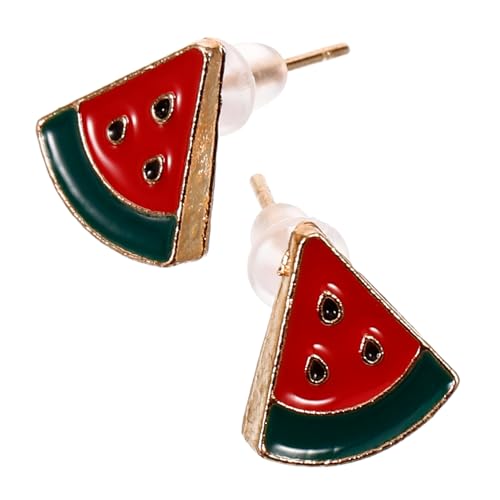 GAROZATION Fruchtige Ohrstecker Damen Leichte Modische Sommer ohrringe aus Legierterem Material Verblasst nicht Stilvoll für Geburtstag Hochzeit Abschlussfeier Trendiger Schmuck für Frauen von GAROZATION