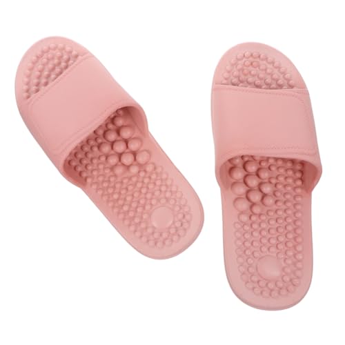 GAROZATION Fußmassage Hausschuhe Damen Rutschfest Leichte Massage sandalen für Zuhause und Innenbereich Atmungsaktiv Komfortabel Fußpflege und Entspannung bei Langem Stehen von GAROZATION