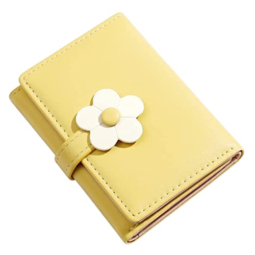 GAROZATION Geldbörsen Für Mädchen Blumenmuster Dreifach Faltbare Handtasche Für Schüler Süßes Münzfach Praktisches Kartenetui Für Modische Geldbörse von GAROZATION