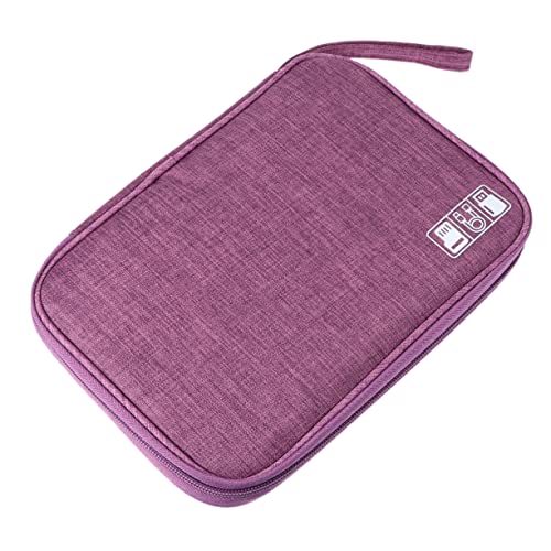 GAROZATION Kabel Organizer Tasche Mit Großer Kapazität Aufbewahrungstasche Für USB-Kabel Kopfhörer Powerbank Digitale Tragetasche Langlebig Und Leicht Zu Reinigen von GAROZATION