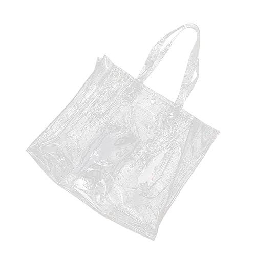 GAROZATION Große Transparente Umhängetasche PVC Wasserdichte Strandtasche für Frauen und Mädchen für Schule Reisen Konzerte und Sportveranstaltungen Hohe Kapazität von GAROZATION