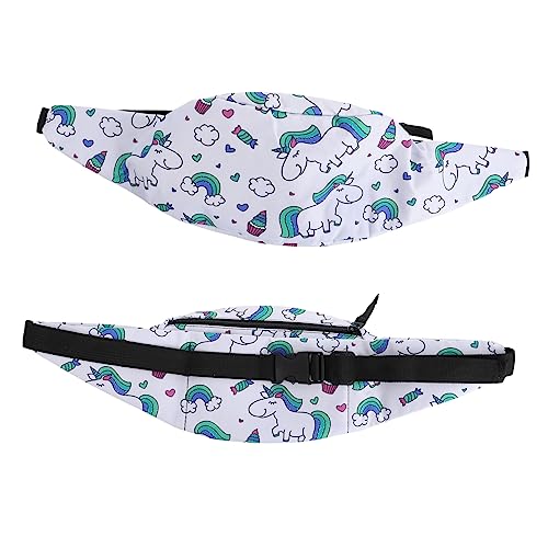 GAROZATION Damen Fanny Pack wasserdichte Hüfttasche Mit Einhorn-Design Leichte Und Praktische Outdoor-Tasche Für Schlüssel Handy Und Kleinigkeiten Für Und von GAROZATION