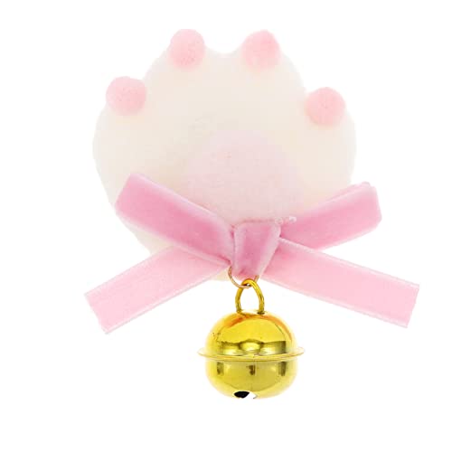 GAROZATION Lovely Hairpin Cat Bell Bow Haarclip Handgemachte Haarschmuck Für Mädchen Für Geburtstags Und Feiertagsgeschenke Kawaii Stil Leicht Und Schonend Für Haar von GAROZATION
