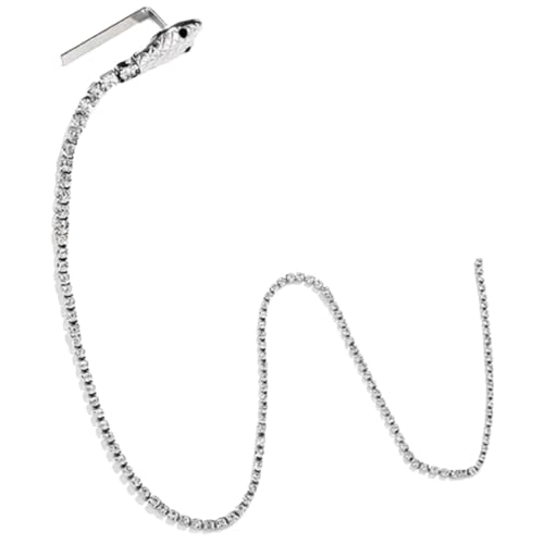 GAROZATION Haarspange in Schlangenform Glänzende Haarnadel Aus Metall Für Frauen Und Mädchen Haarspange Einzigartiges Accessoire Für Besondere Anlässe von GAROZATION