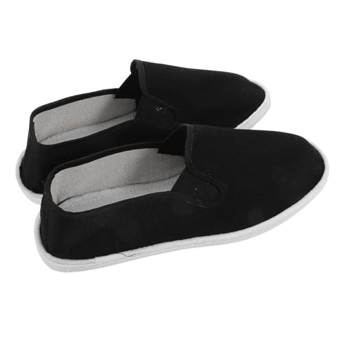 GAROZATION Handgefertigte Taichi Stoffschuhe Herren Traditionelle Kung Fu Martial Arts Schuhe Leicht Atmungsaktiv Flexibel Für Training Und Performance GAROZATION Handgefertigte Taichi Stoffschuhe Herren Traditionelle Kung Fu Martial Arts Schuhe Leicht Atmungsaktiv Flexibel Für Training Und Performance von GAROZATION