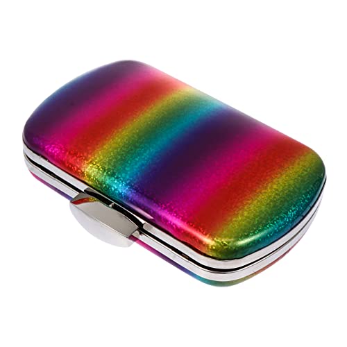 GAROZATION Handtasche Mit Elastischer Schnalle Farbverlauf Abendtasche Vielseitige Clutch Geldbörsen Für Damen Party-Accessoire von GAROZATION