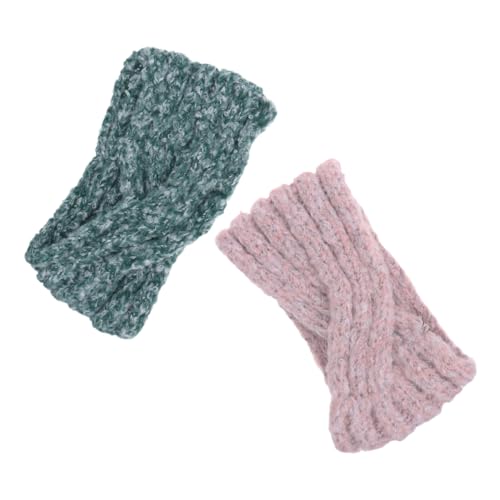 GAROZATION Luxuriöses Breites Stirnband Für Damen Warme Ohrenschützer Gestricktes Stirnband Für Frauen Mit Schleife Und Knoten von GAROZATION