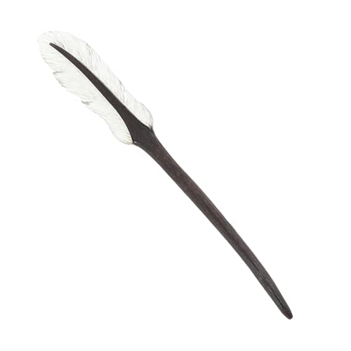 GAROZATION Antike Holz-haarstäbchen Für Lange Haare Handgefertigte Chignon-haarspange Im -stil Retro Chinesische Haaraccessoires Aus Schwarzem Ebenholz Für Elegante Frisuren von GAROZATION