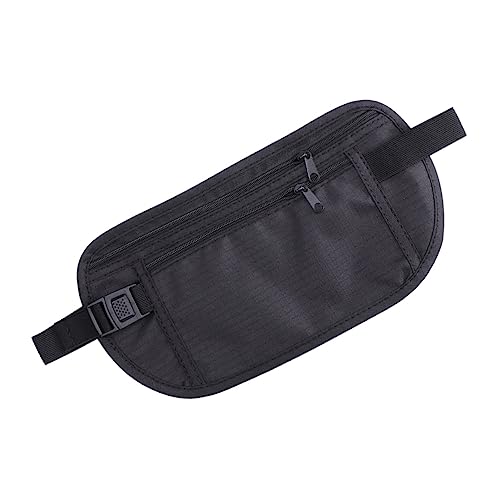 GAROZATION Herren-reisebrieftasche Schlüsselhalter Bargeldhalter Geldgürtel Verstellbare Hüfttasche Für Laufgürtel Ausweistasche Zufälliger Stil von GAROZATION