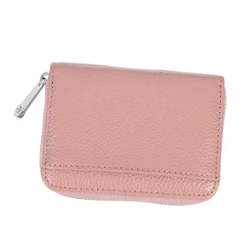 GAROZATION Kartenhalter Kleine Kartenaufbewahrungstasche Kartengeldbörse Kleiner Kartenbehälter Modische Kartentasche Kartentasche Outdoor Geldbörse Ledergeldbörse Rindsleder Kartenbehälter von GAROZATION