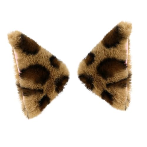 GAROZATION Schöne Katzenohren Haarspange Für Damen Haarschmuck Weich Und Angenehm Für Halloween Cosplay Partys von GAROZATION