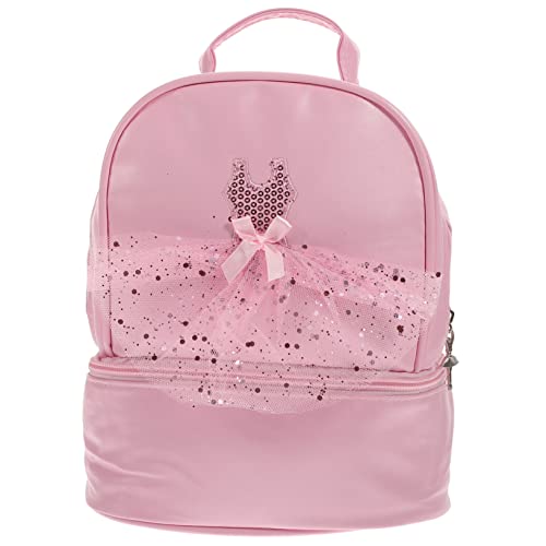 GAROZATION Kids Ballett Latein Tanzrucksack Große Kapazität Tragbare Reisetasche Für Mädchen Personalisierte Schultasche Zufällige Farbe Stil von GAROZATION
