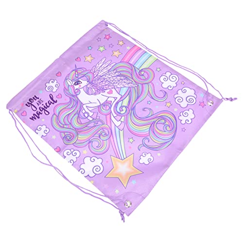 GAROZATION Kinderfreundliche wasserdichte Schwimmtasche Kordelzug-Rucksack Strandtasche Robuste Schwimmtasche aus PVC für Mädchen und Jungen von GAROZATION