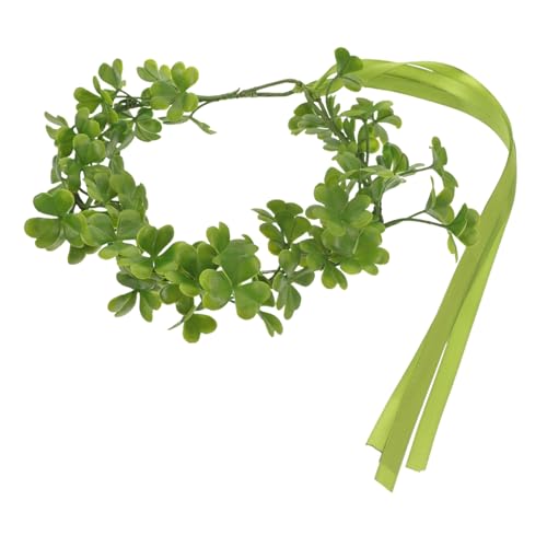 GAROZATION Grünes Dreiblatt-stirnband Für Damen Dekorative Haaraccessoires Für Patrick Day Geburtstagskrone Leicht Und Bequem Für Partys Und Familienfeiern von GAROZATION