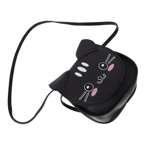 GAROZATION Kleine Katzen-Handtasche Für Teenager-mädchen Umhängetasche Aus Pu-Material Cartoon-katzendesign Crossbody-Bag Praktisch Für Alltag Und Partys von GAROZATION