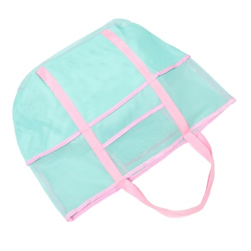 GAROZATION Kompakte Faltbare Mesh strandtasche mit Handgriff Atmungsaktiv und Leicht Vielseitige Reisetasche für Bad Schwimmausrüstung Tragbare Dusch Aufbewahrungstasche für Damen und Herren von GAROZATION